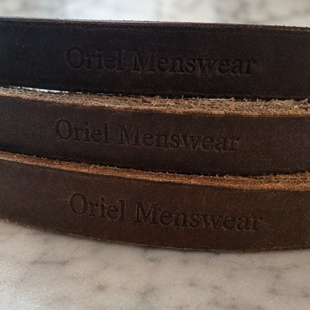 Custom belts for a small business