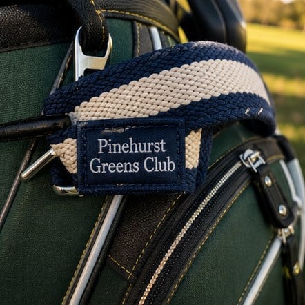 Customized belts for golf and country clubs