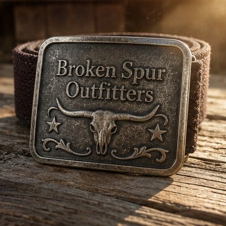 Customized belts for western wear and rodeo