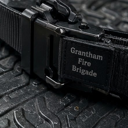Personalized belts with a logo